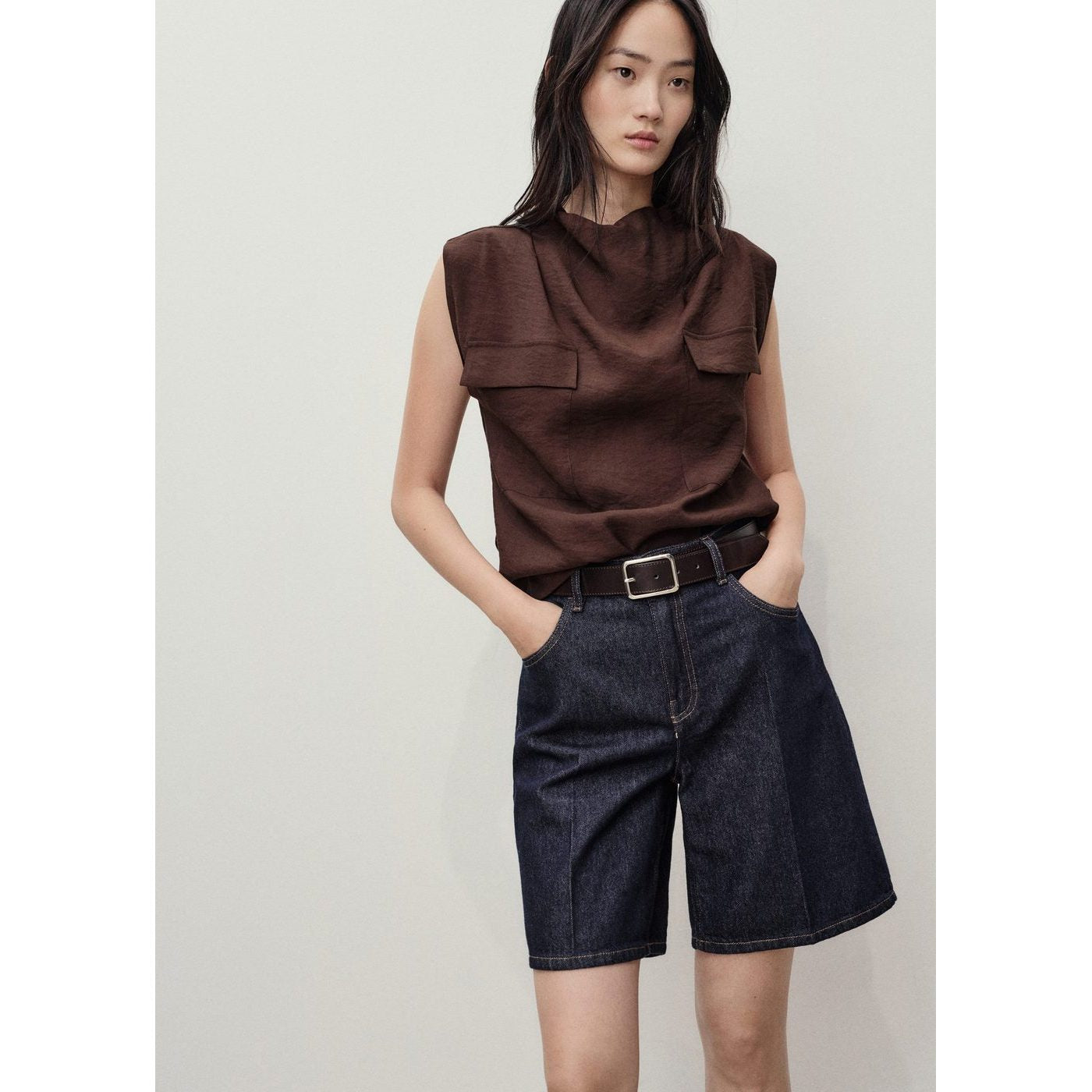 Bermuda Shorts Camilla - Open Blue