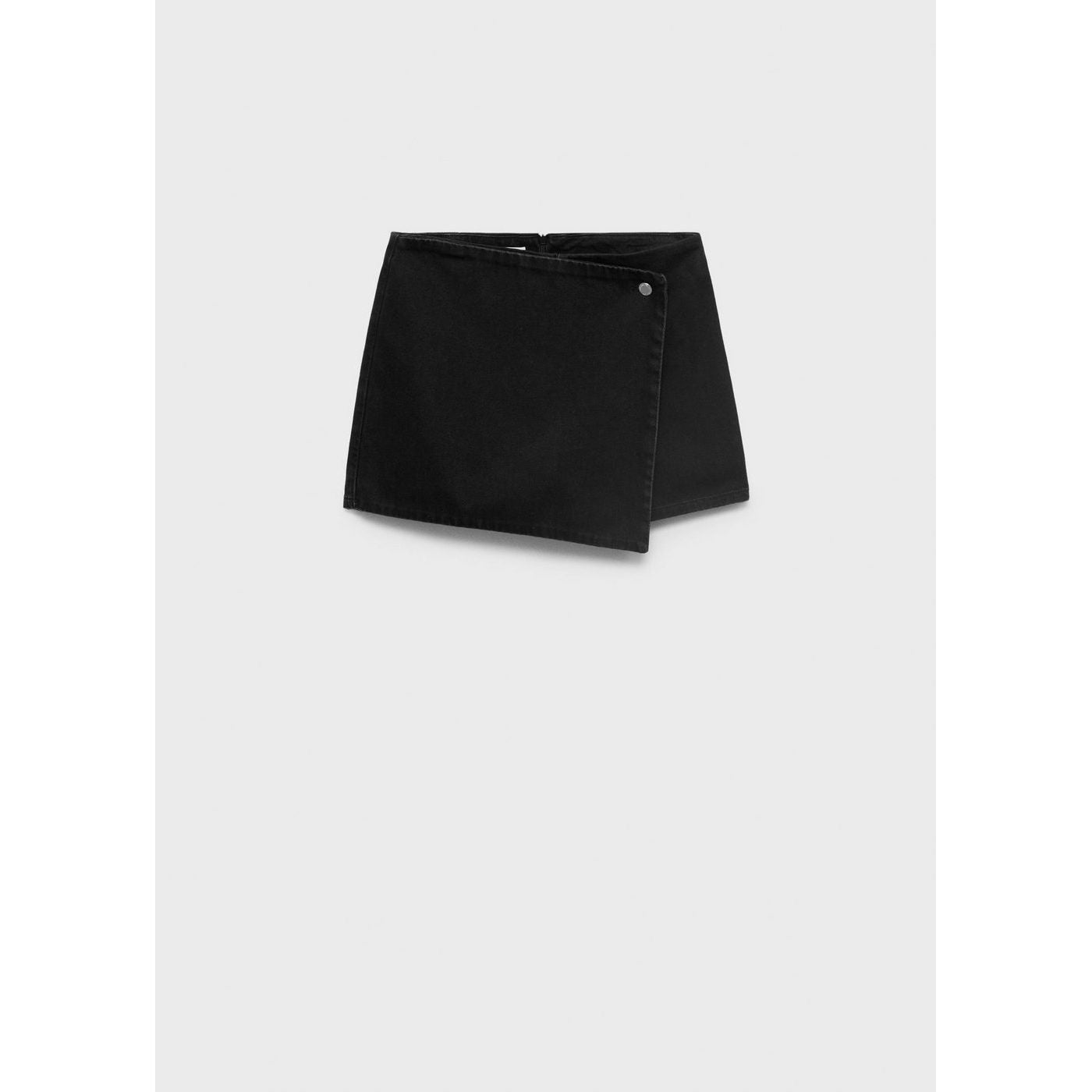 Falda pantalón - Denim negro