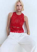 Top Maille Crochet