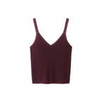 Top Maille Lurex Col En V