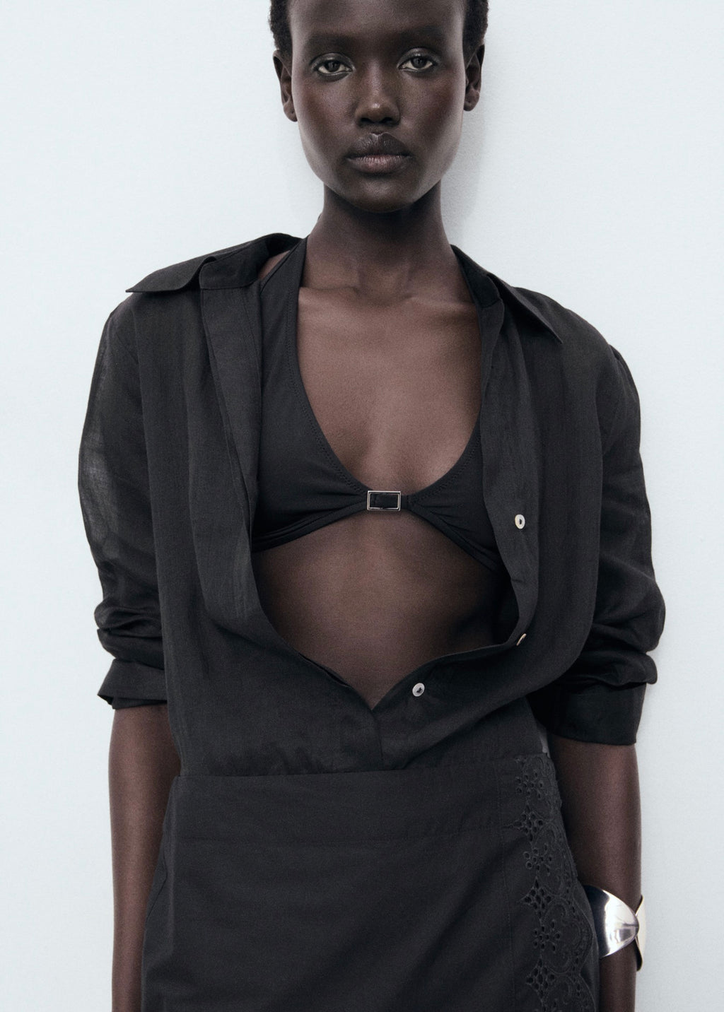 Jupe Brodée Coton