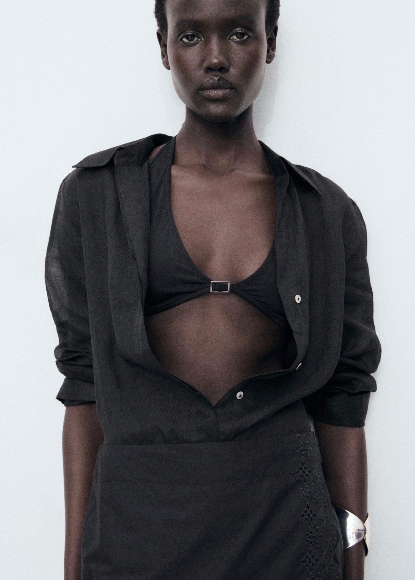 Jupe Brodée Coton