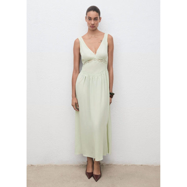 Vestido lencero de encaje