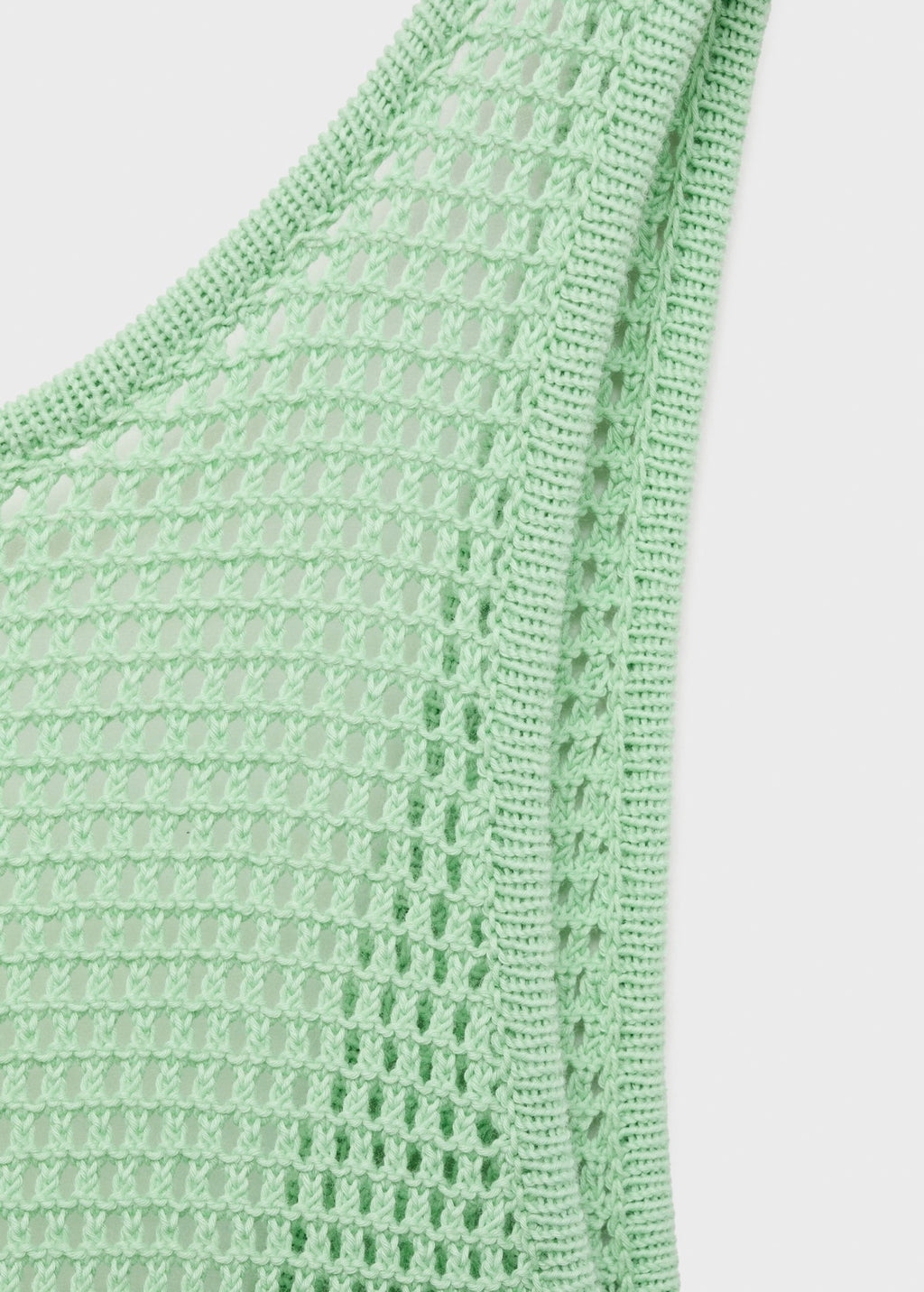 Robe Longue En Crochet Bicolore