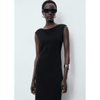 Vestido sin espalda - Negro