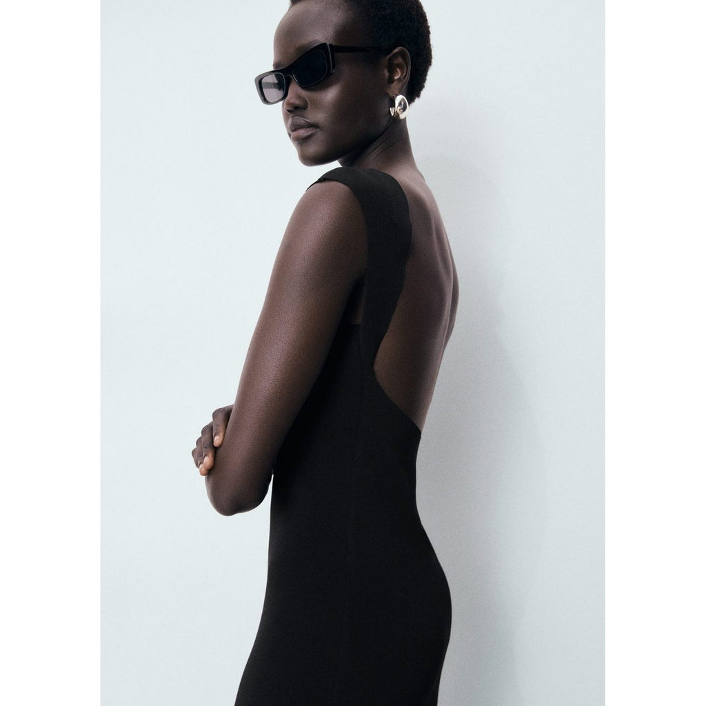 Vestido sin espalda - Negro