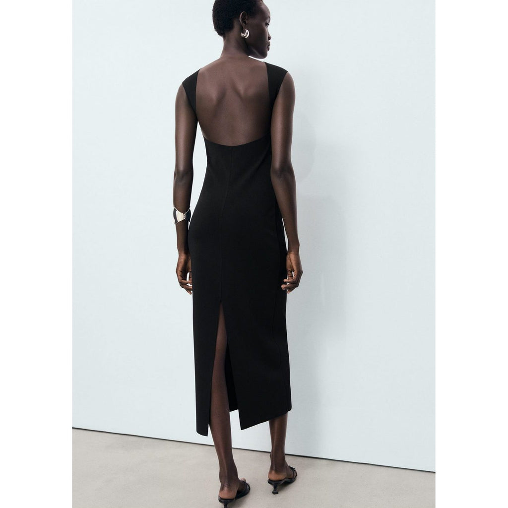 Vestido sin espalda - Negro