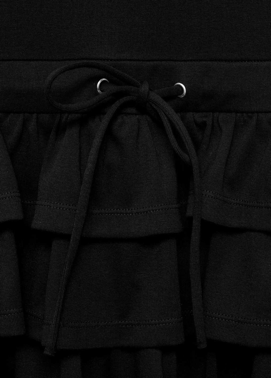 Robe À Emmanchures Américaines À Volants