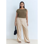 Carla Pants - Light/Pastel Gray