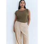 Carla Pants - Light/Pastel Gray