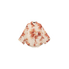 Chemise Palmier Manches Trois Quarts