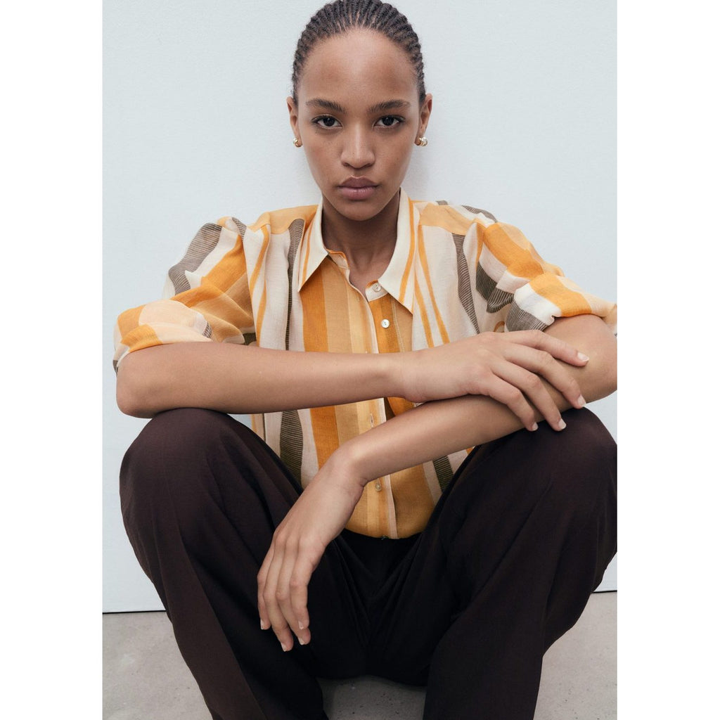 Chemise Rayures Lyocell