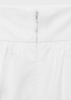 Jupe Midi Coton À Fronces