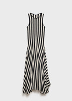 Robe En Maille Bas Asymétrique