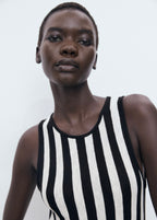Robe En Maille Bas Asymétrique