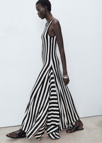 Robe En Maille Bas Asymétrique