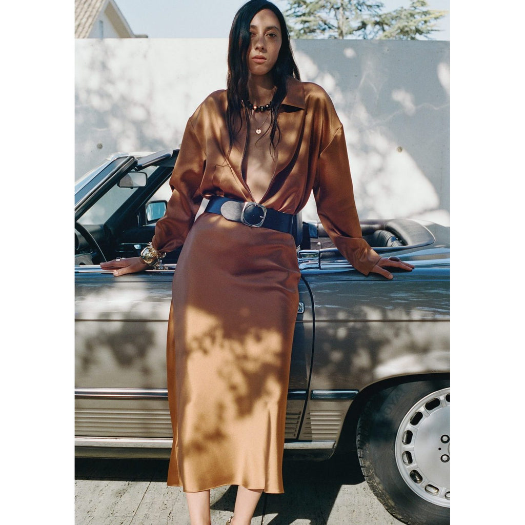 Jupe Mia - Cognac