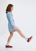 Robe Marta Bleu Moyen - Fille