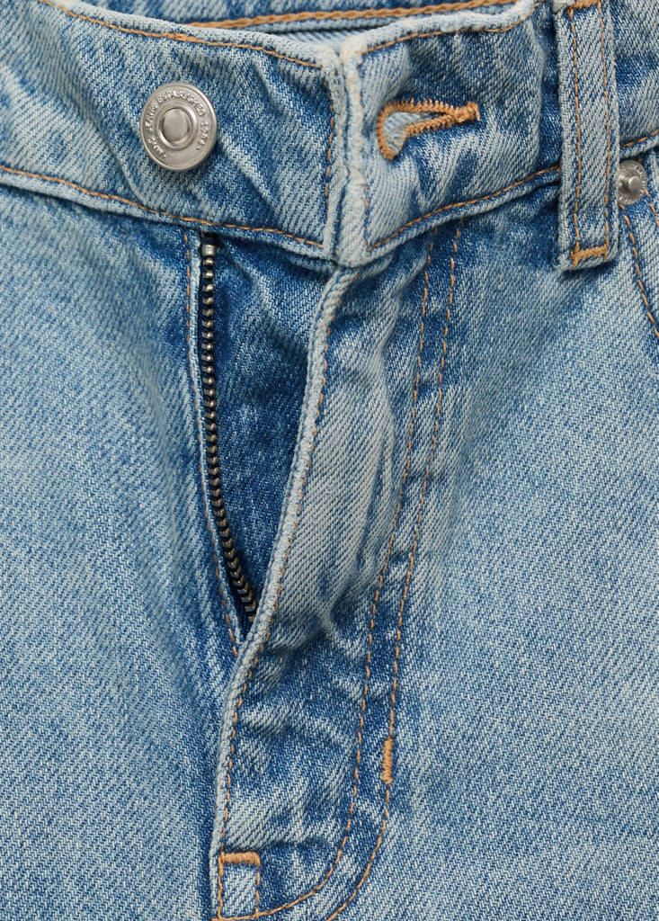 Jeans Flare De Tiro Medio