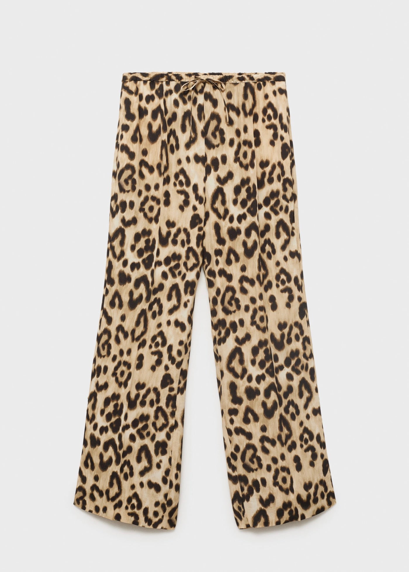 Pantalon Droit Léopard
