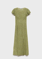 Robe Imprimée Fente Latérale