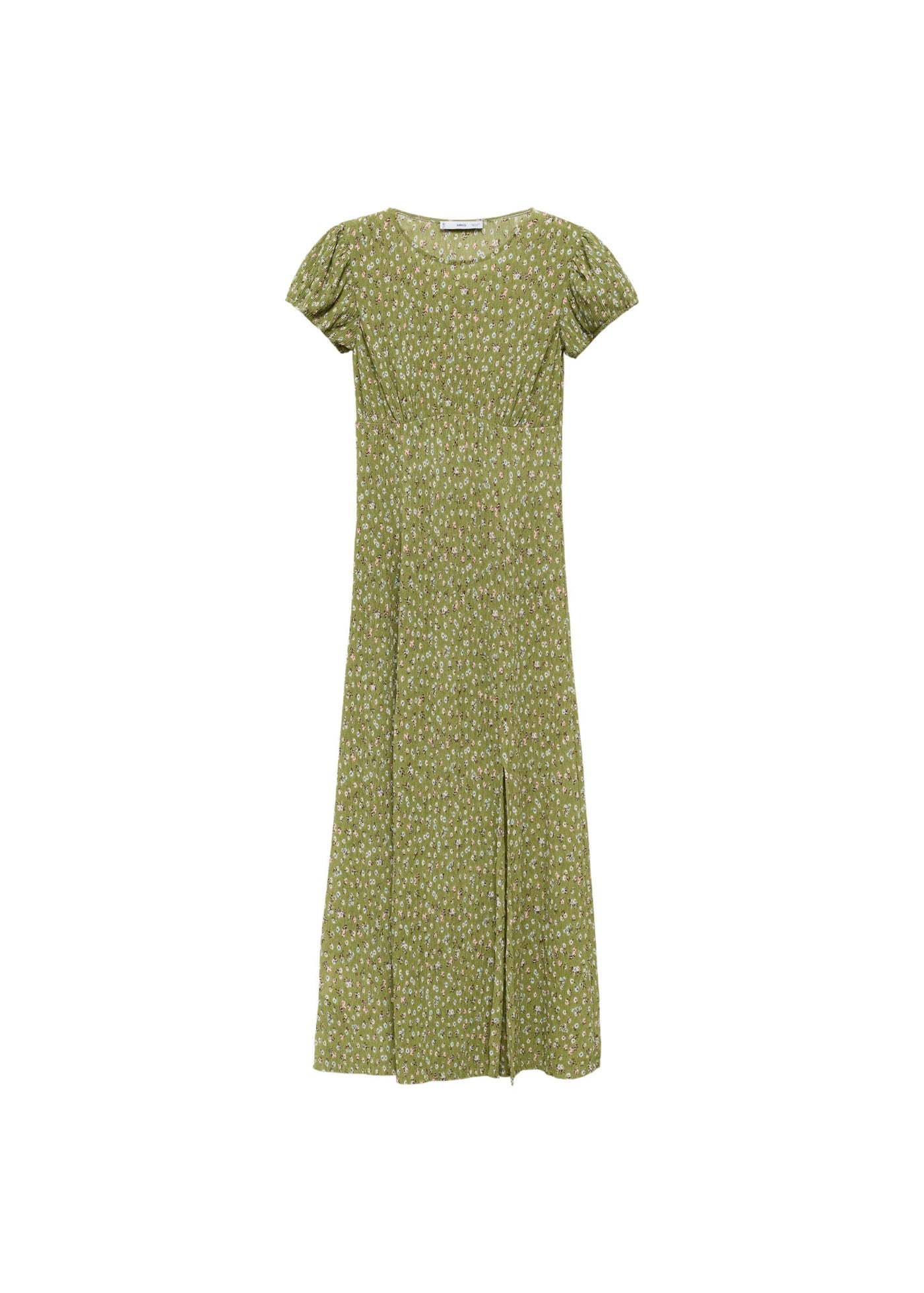 Robe Imprimée Fente Latérale
