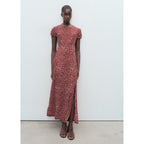 Pomelo Dress - Burgundy