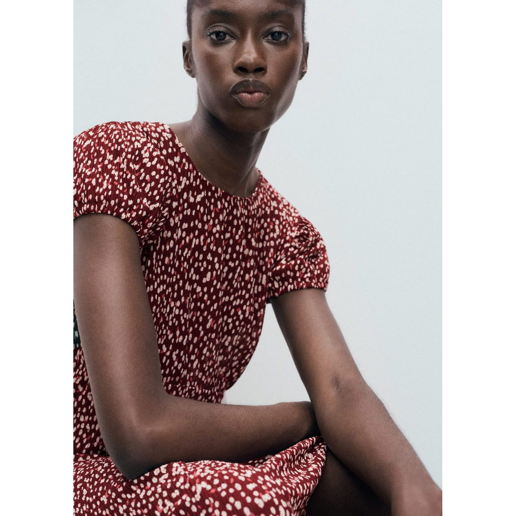 Pomelo Dress - Burgundy
