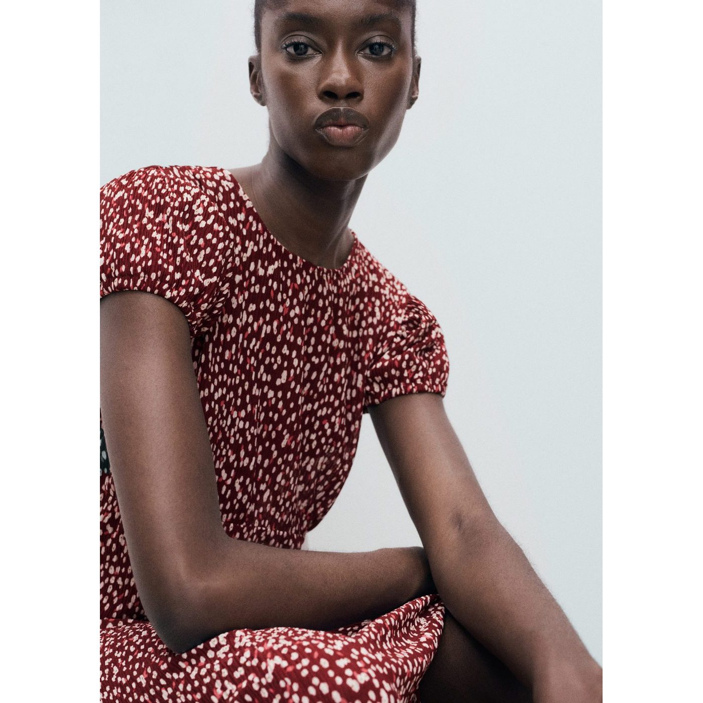 Pomelo Dress - Burgundy