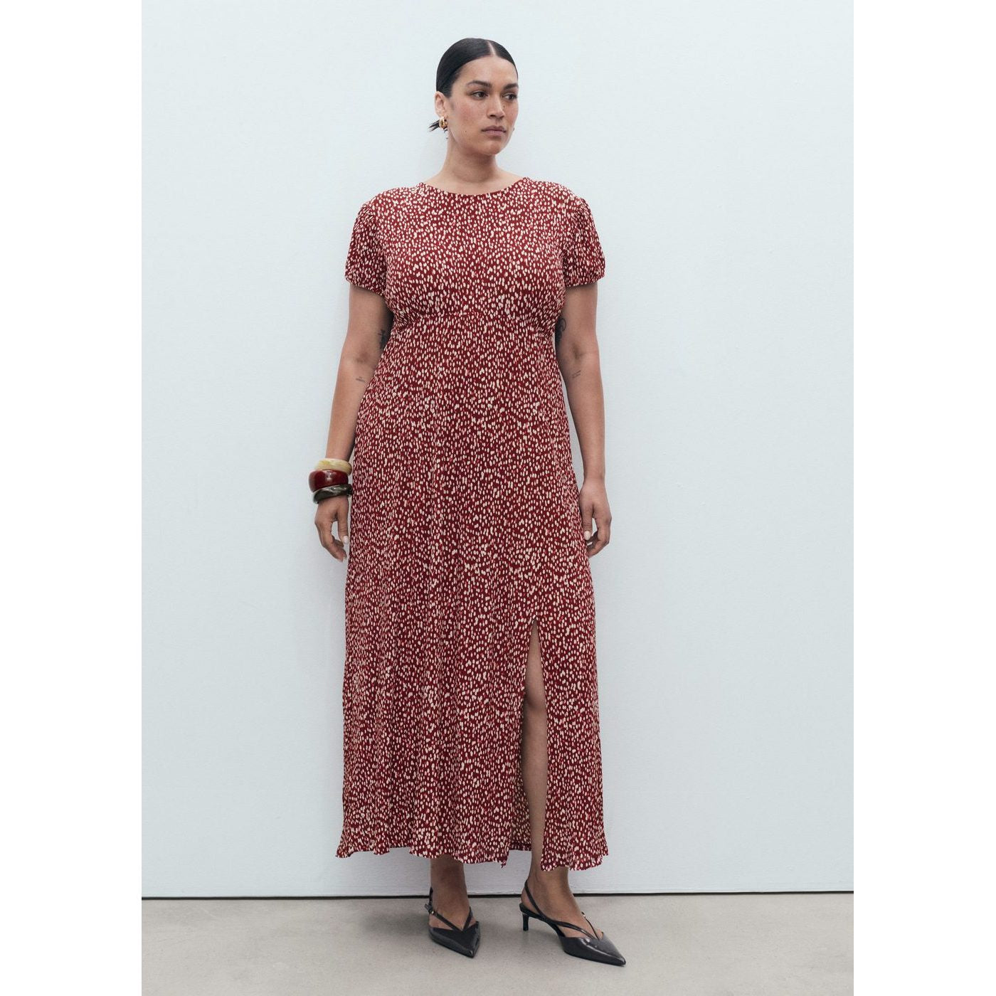 Pomelo Dress - Burgundy