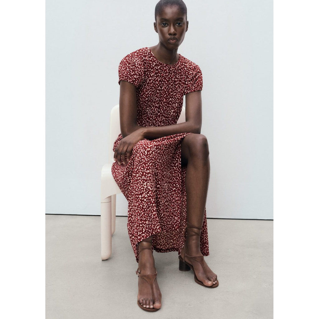Pomelo Dress - Burgundy