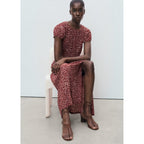 Pomelo Dress - Burgundy