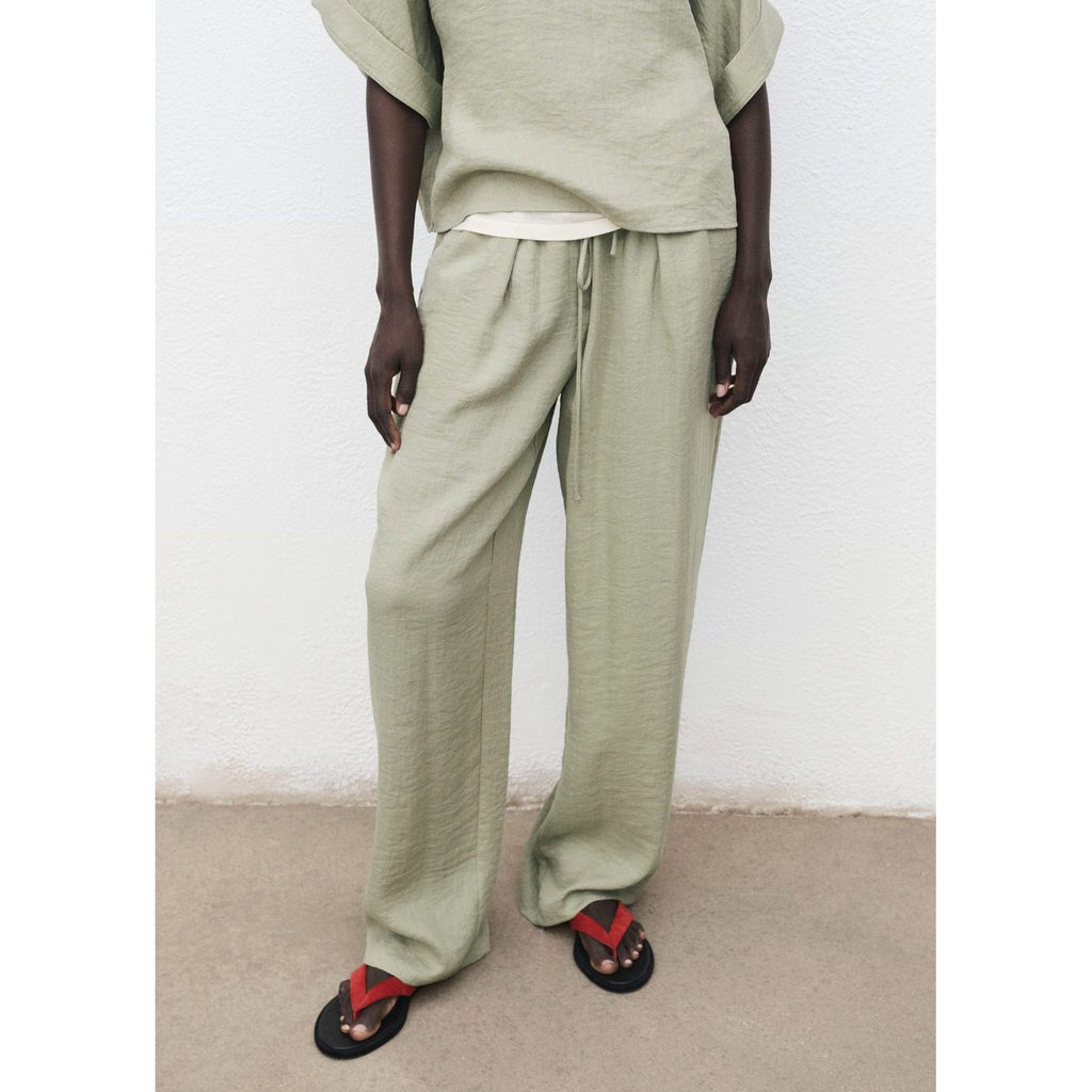 Salvia Trousers - Aqua Green