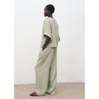 Salvia Trousers - Aqua Green