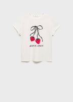 T-Shirt En Coton Imprimé