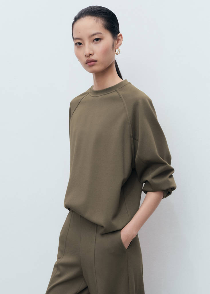 Sweatshirt Met Ronde Hals