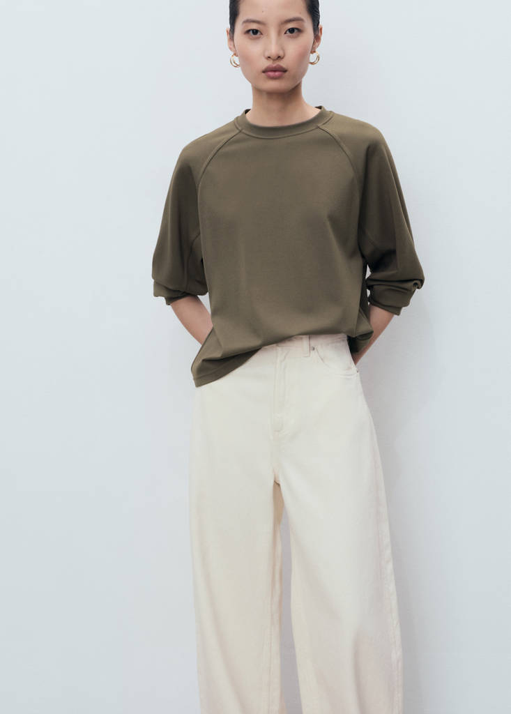 Sweatshirt Met Ronde Hals