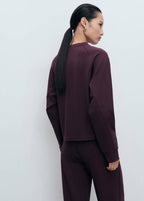 Sweatshirt Mit Rundhalsausschnitt