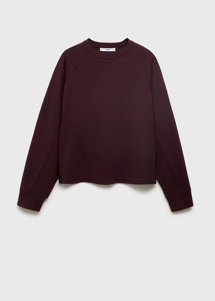 Sweatshirt Mit Rundhalsausschnitt