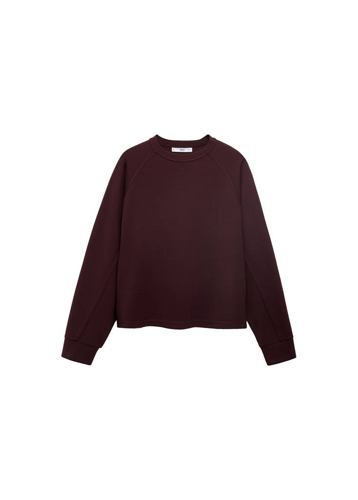 Sweatshirt Mit Rundhalsausschnitt
