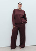 Sweatshirt Mit Rundhalsausschnitt