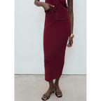 Jupe Midi Maille Fine