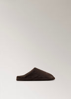 Sabot En Fourrure Avec Détails De Couture