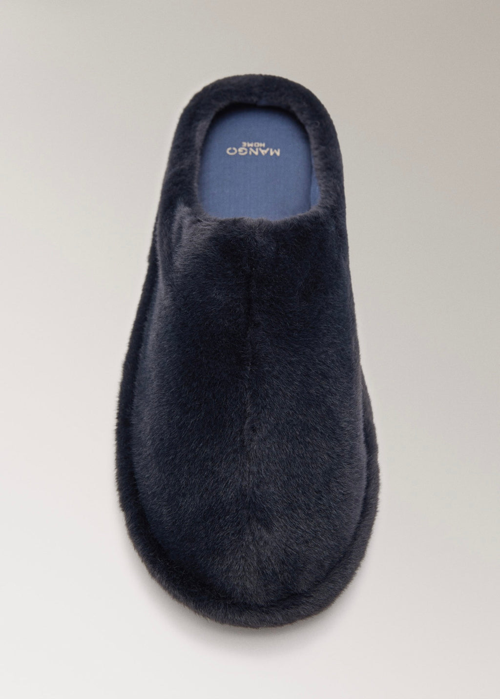 Sabot En Fourrure Avec Détails De Couture