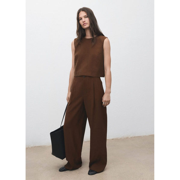 Straight Trousers Pleats