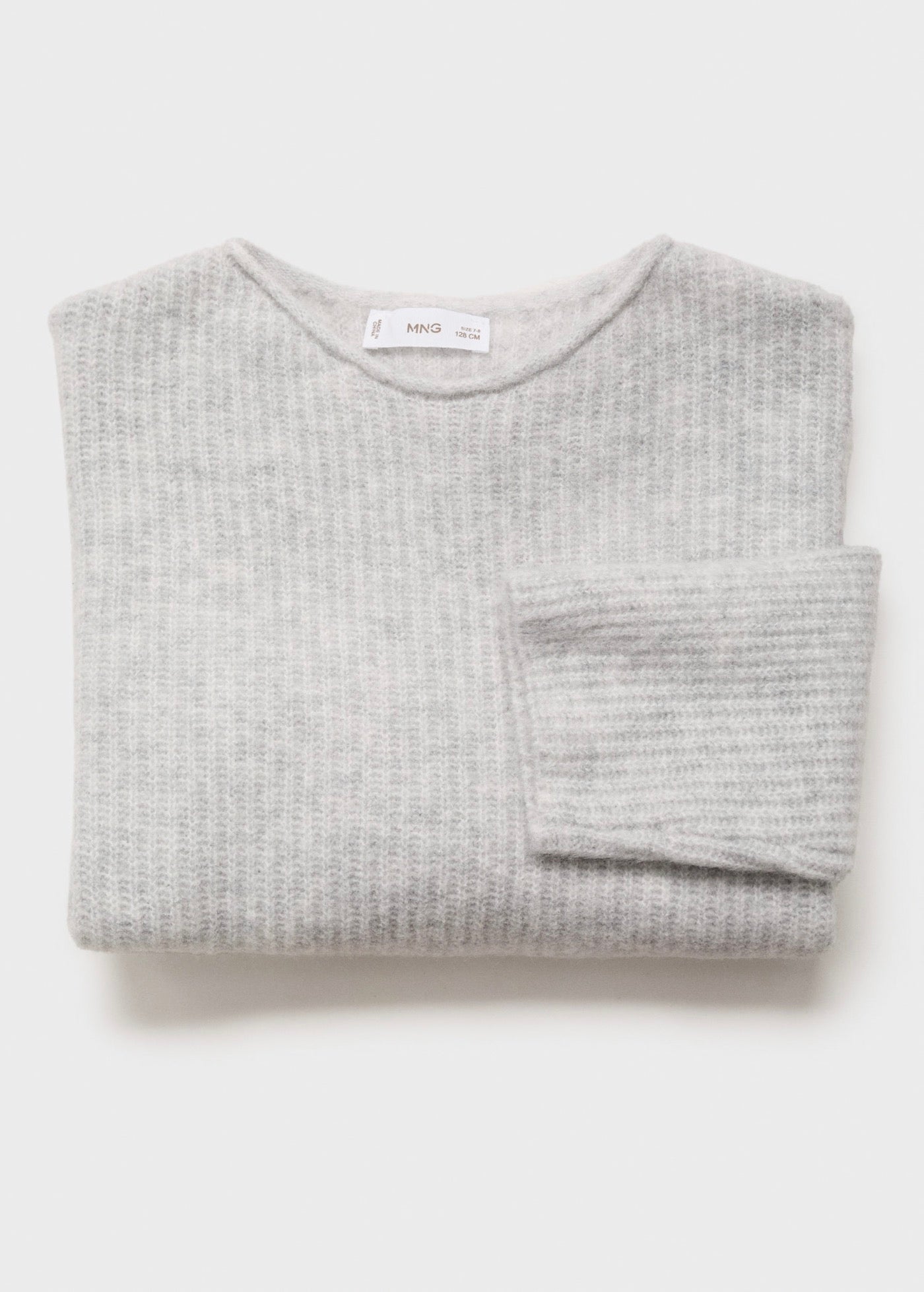 Pull Sophie Gris Clair Chiné - Fille