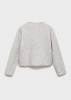 Pull Sophie Gris Clair Chiné - Fille