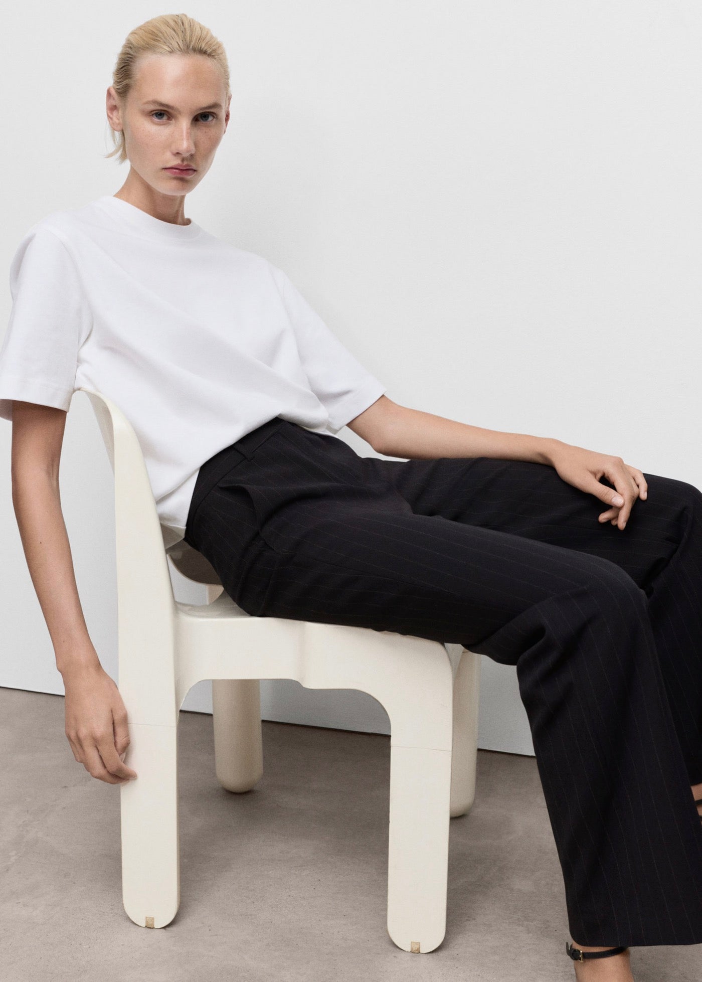 Pantalon De Tailleur Droit