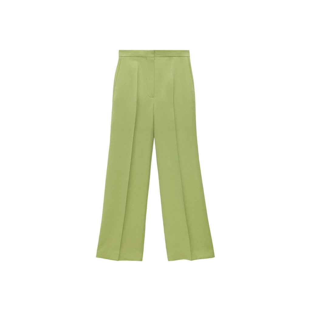 Pantalon De Costume Droit Lin Mélangé