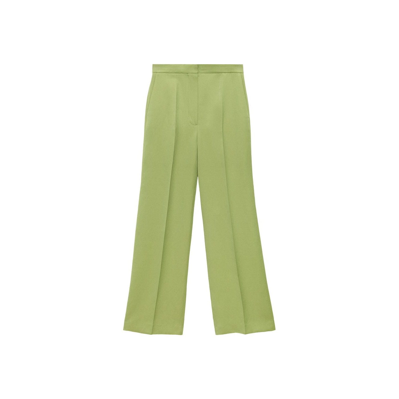 Pantalon De Costume Droit Lin Mélangé